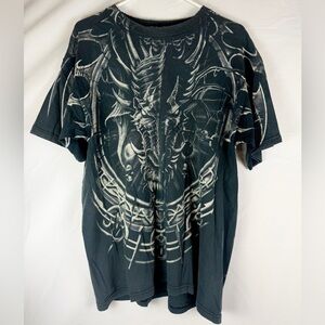 Liquid Blue Dragon Vintage T-shirt